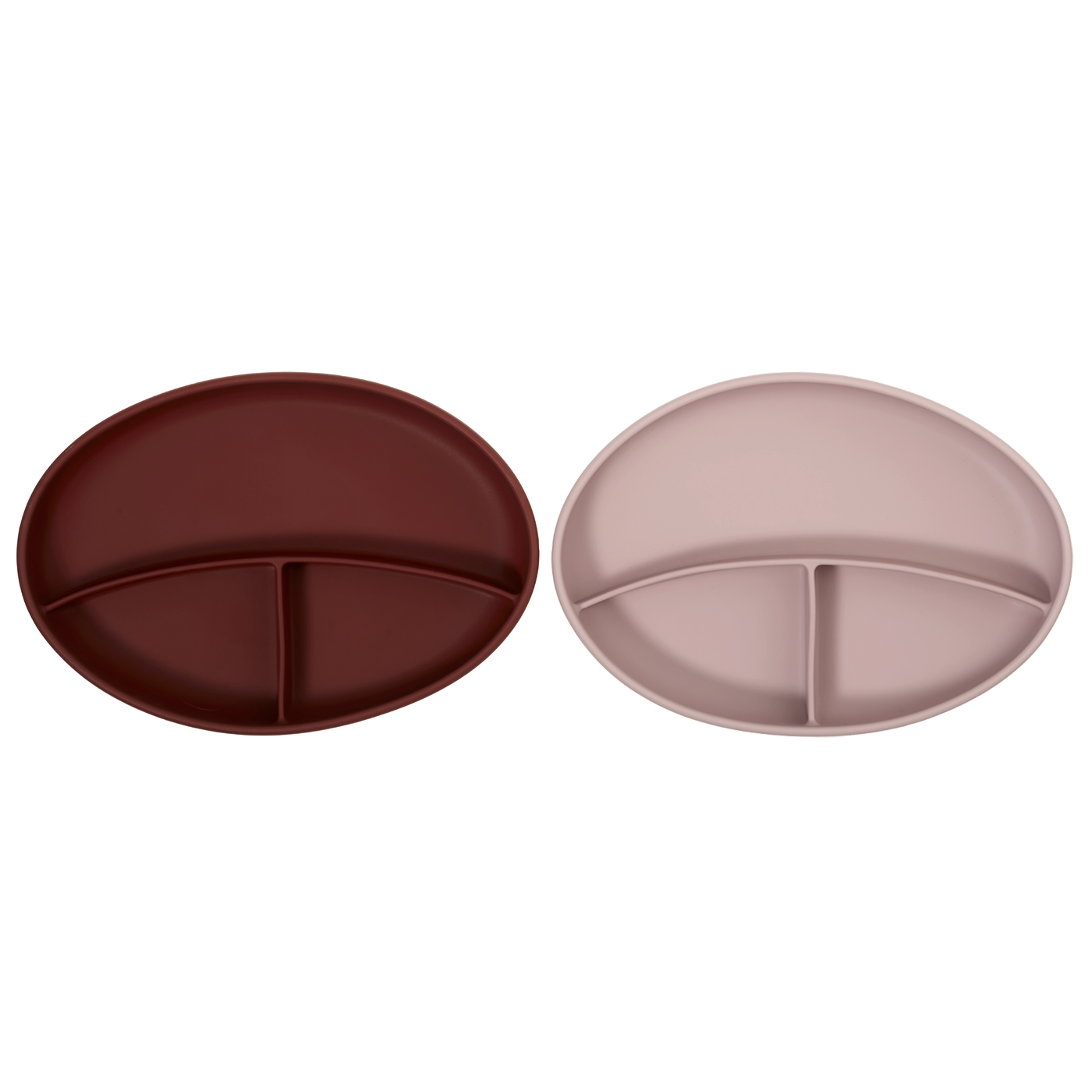 Rebjoorn - Suction Plate Red & Pink 2-Pack